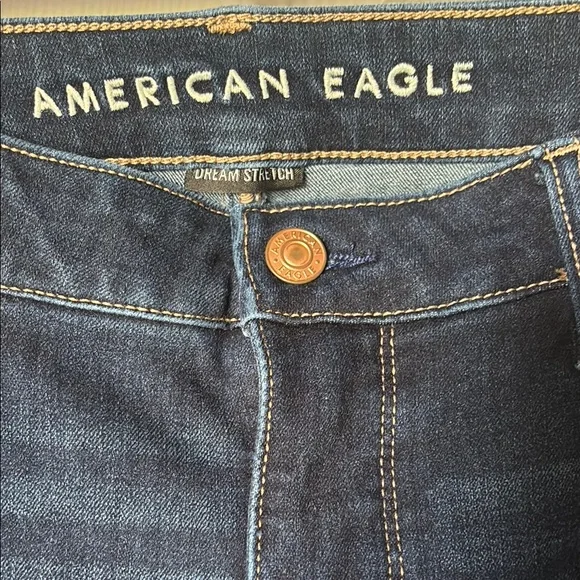 Women's Dark Blue Dream Stretch 12 X-Short Jeans - Picture 2 of 6